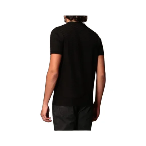 Emporio Armani All-Over Jacquard Eagle Jersey T-Shirt