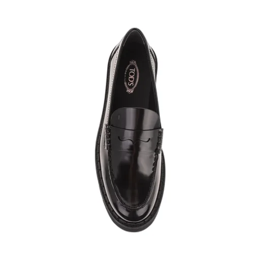 Penny-Slot Patent-Leather Loafers