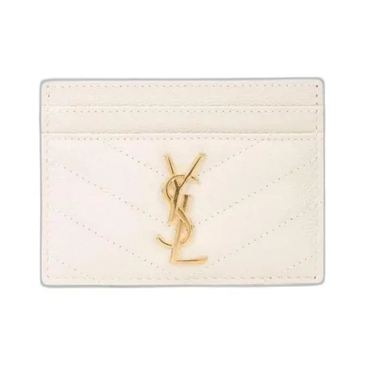 Saint Laurent Cassandre Logo Plaque Card Case