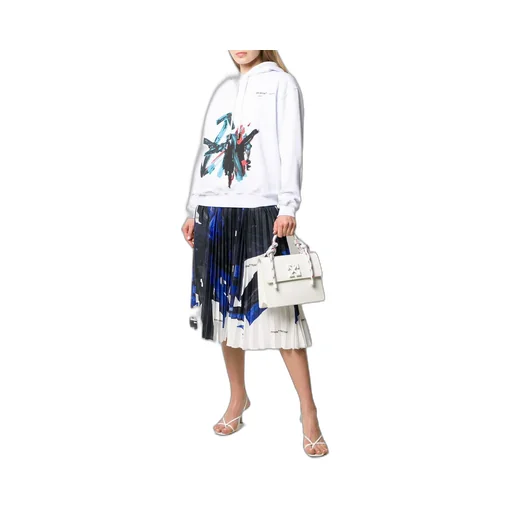 Brush Arrow Oversized Hoodie