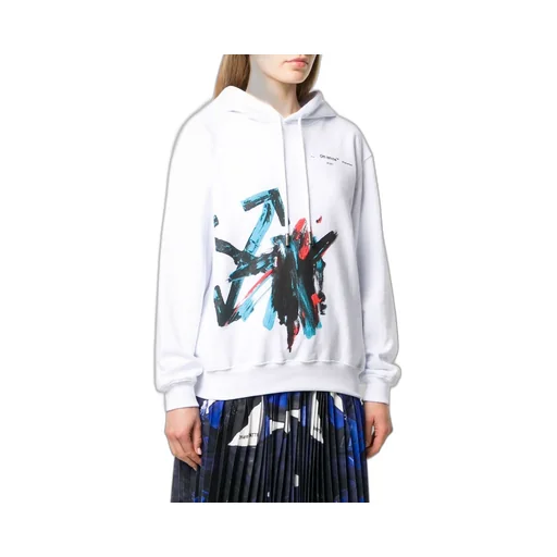Brush Arrow Oversized Hoodie