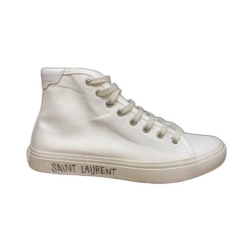 Saint Laurent Malibu Mid-Top Sneakers