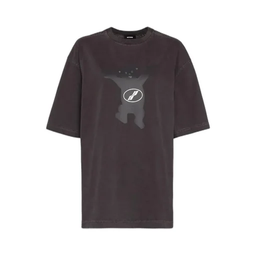 We11Done Teddy Print Crewneck T-Shirt