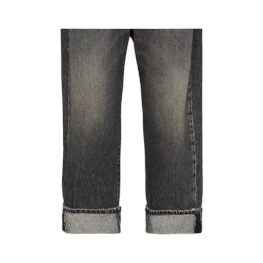 R13 Crossover Cropped Jeans