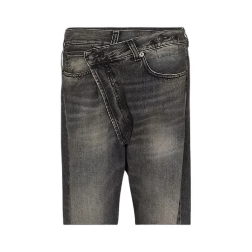 R13 Crossover Cropped Jeans