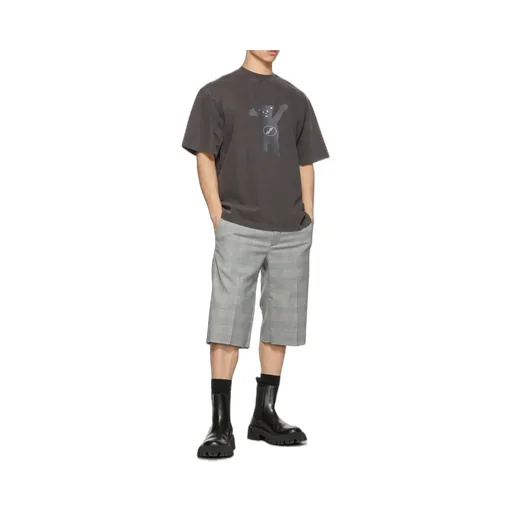 We11Done Teddy Print Crewneck T-Shirt