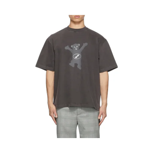 We11Done Teddy Print Crewneck T-Shirt