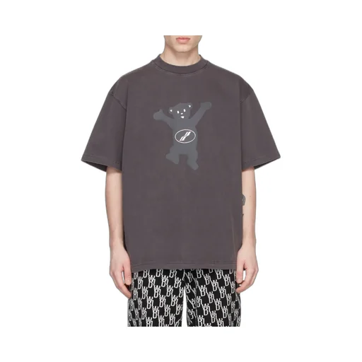 We11Done Teddy Print Crewneck T-Shirt