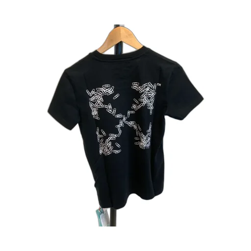 Paper Clip Arrows Motif T-Shirt