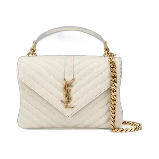 Saint Laurent College Quilted Medium Shoulder Bag
