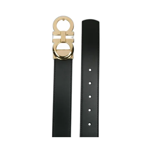 Gancini Leather Belt