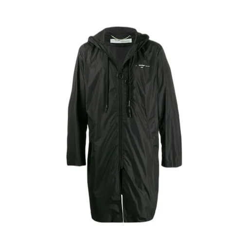 Mid-Length Zipped Raincoat