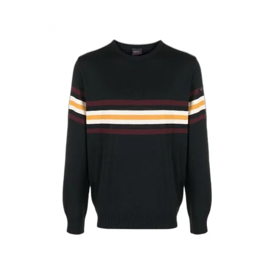 Horizontal Stripe Fine Knit Jumper
