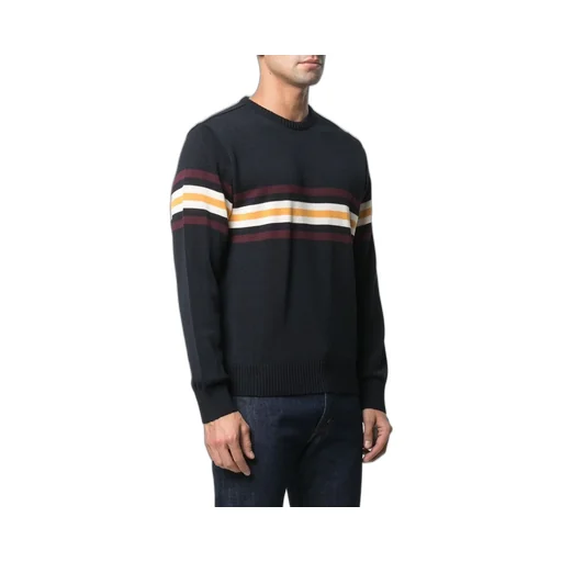 Horizontal Stripe Fine Knit Jumper