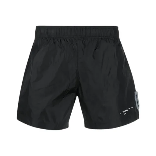 Logo Print Swim Trunks