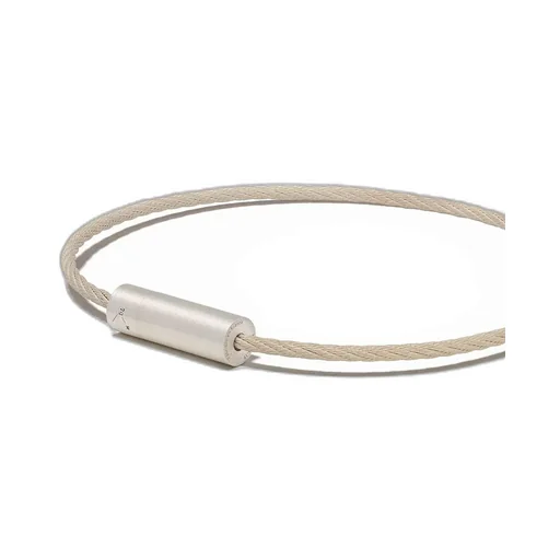 7G Brushed Sterling Silver Cable Bracelet