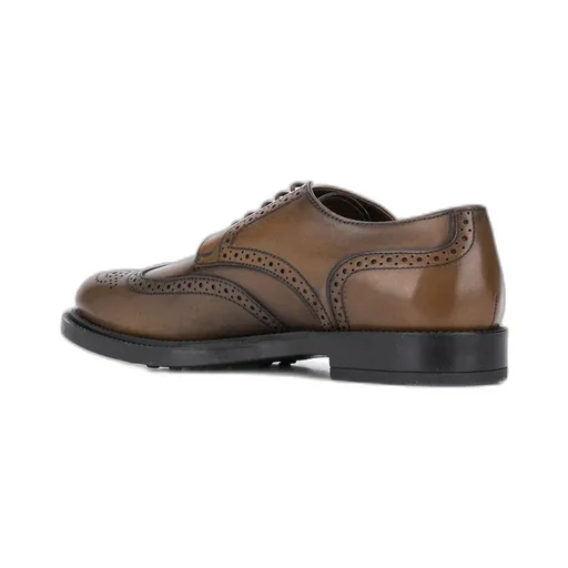Tod's Logo Embossed Lace-Up Shoes