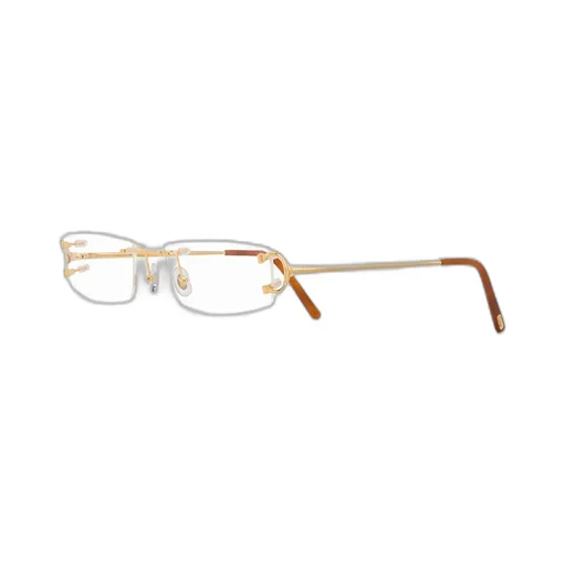 Cartier Rimless Rectangular Frame Glasses
