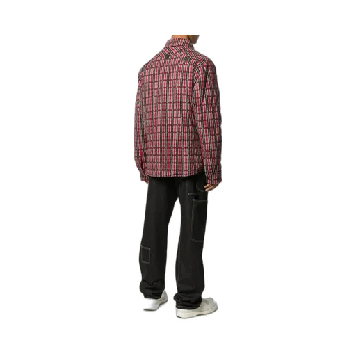 Off-White Checked Hooded Jacket