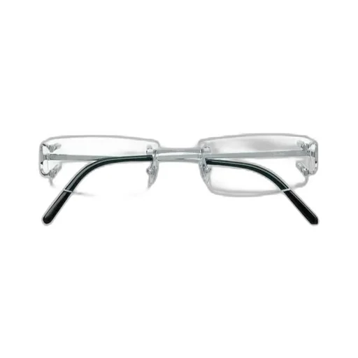 Cartier Rectangle Rimless Glasses
