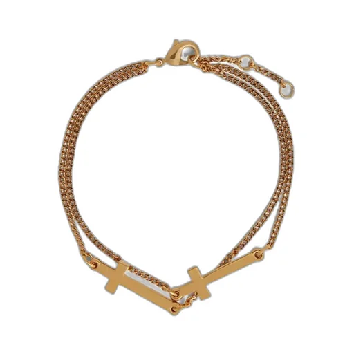 Double Cross Bracelet