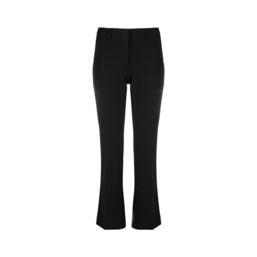 Pt Torino Mid-Rise Flared Trousers