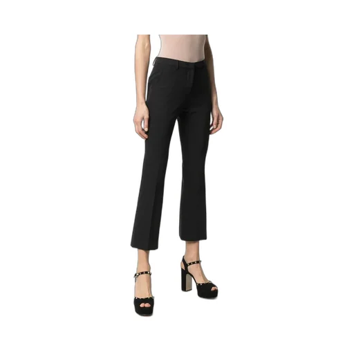 Pt Torino Mid-Rise Flared Trousers
