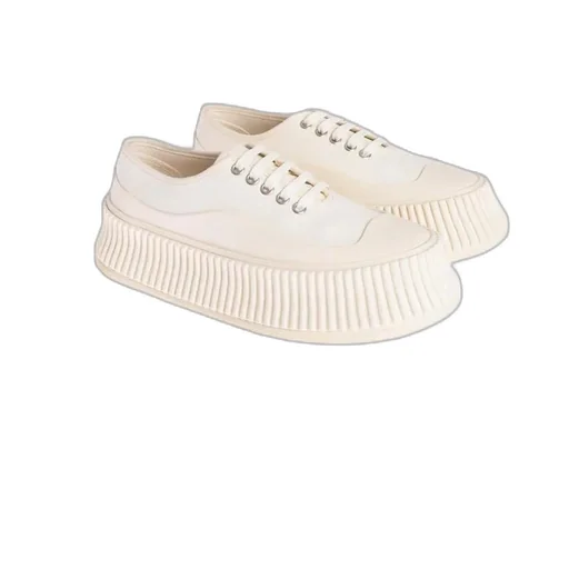 Jil Sander Platform Lace-Up Sneakers