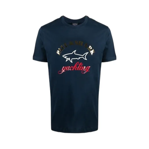Shark Logo-Embroidered T-Shirt