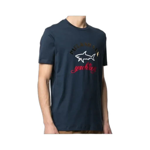 Shark Logo-Embroidered T-Shirt