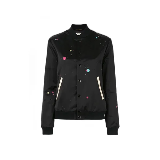 Logo Print Varsity Jacket