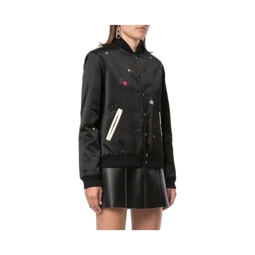 Logo Print Varsity Jacket