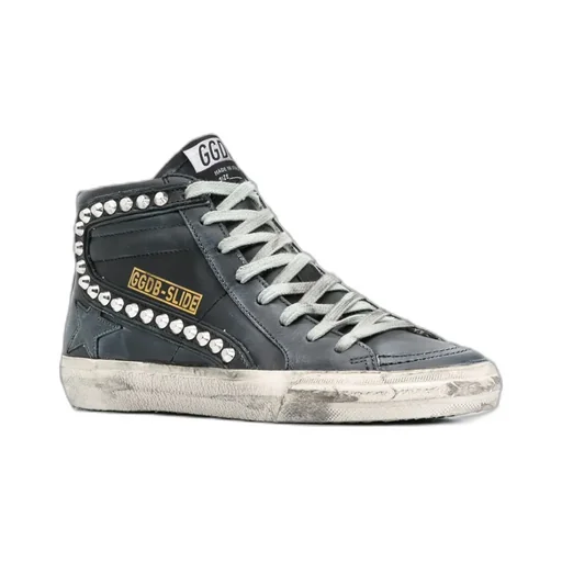 Golden Goose Deluxe Brand Distressed High-Top Sneakers