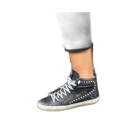 Golden Goose Deluxe Brand Distressed High-Top Sneakers