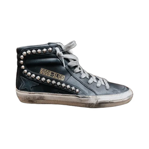 Golden Goose Deluxe Brand Distressed High-Top Sneakers