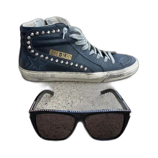 Golden Goose Deluxe Brand Distressed High-Top Sneakers