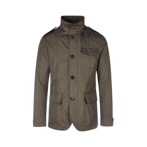 Hooded Buttoned Down Jacket