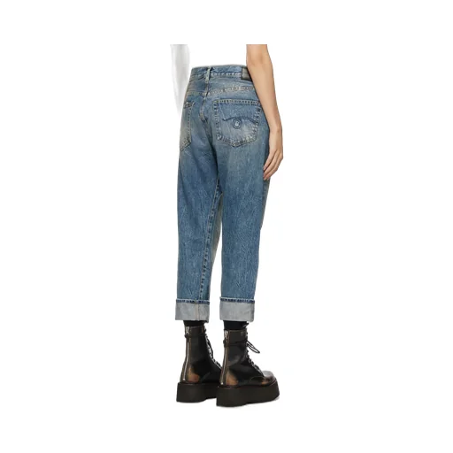R13 Crossover Straight Leg Jeans