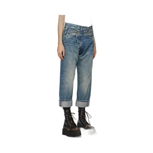 R13 Crossover Straight Leg Jeans