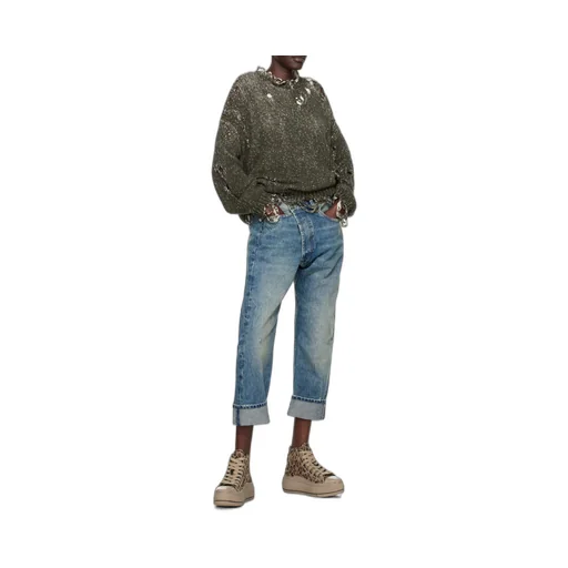 R13 Crossover Straight Leg Jeans