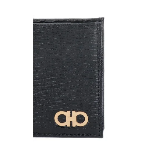 Ferragamo Gancini Plaque Bifold Wallet
