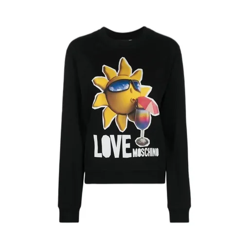 Sun-Print Cotton Sweatshirt