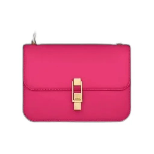 Carré Leather Shoulder Bag
