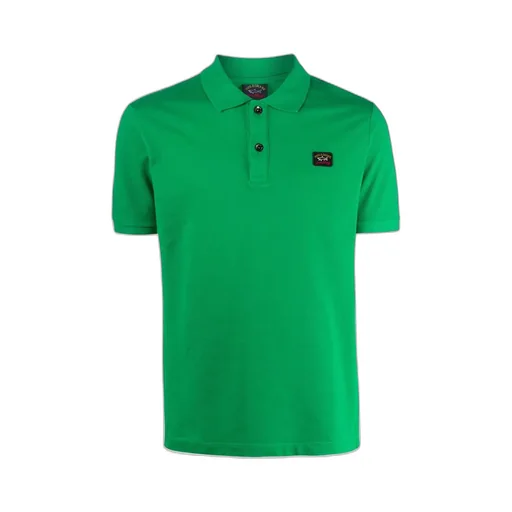 Logo Patch Polo Shirt