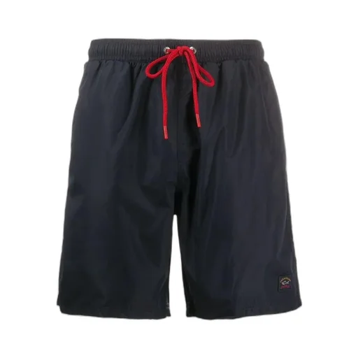 Logo-Patch Drawstring Swim Shorts