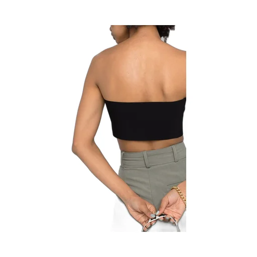 Strapless Cropped Top