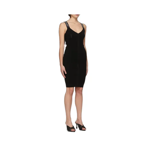 Off-White Logo Strap Midi Dress