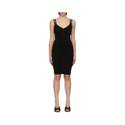 Off-White Logo Strap Midi Dress