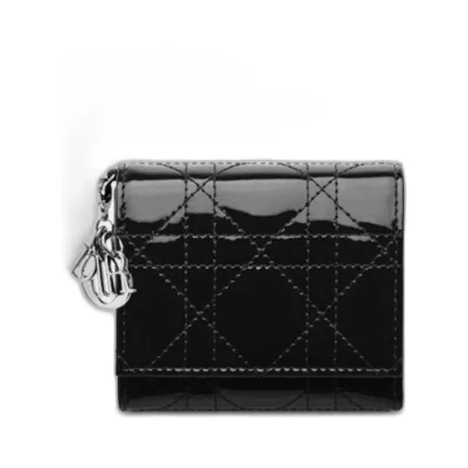 Lady Dior Lotus Wallet