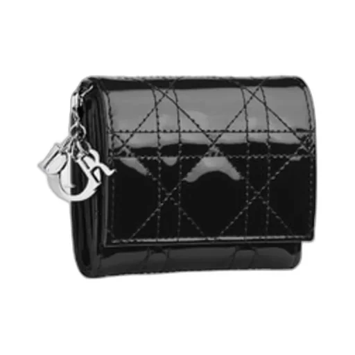 Lady Dior Lotus Wallet